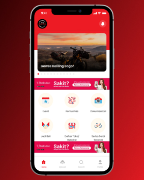 Aplikasi Indonesia Bicycle Community: Komunitas Gowes Keliling Bogor